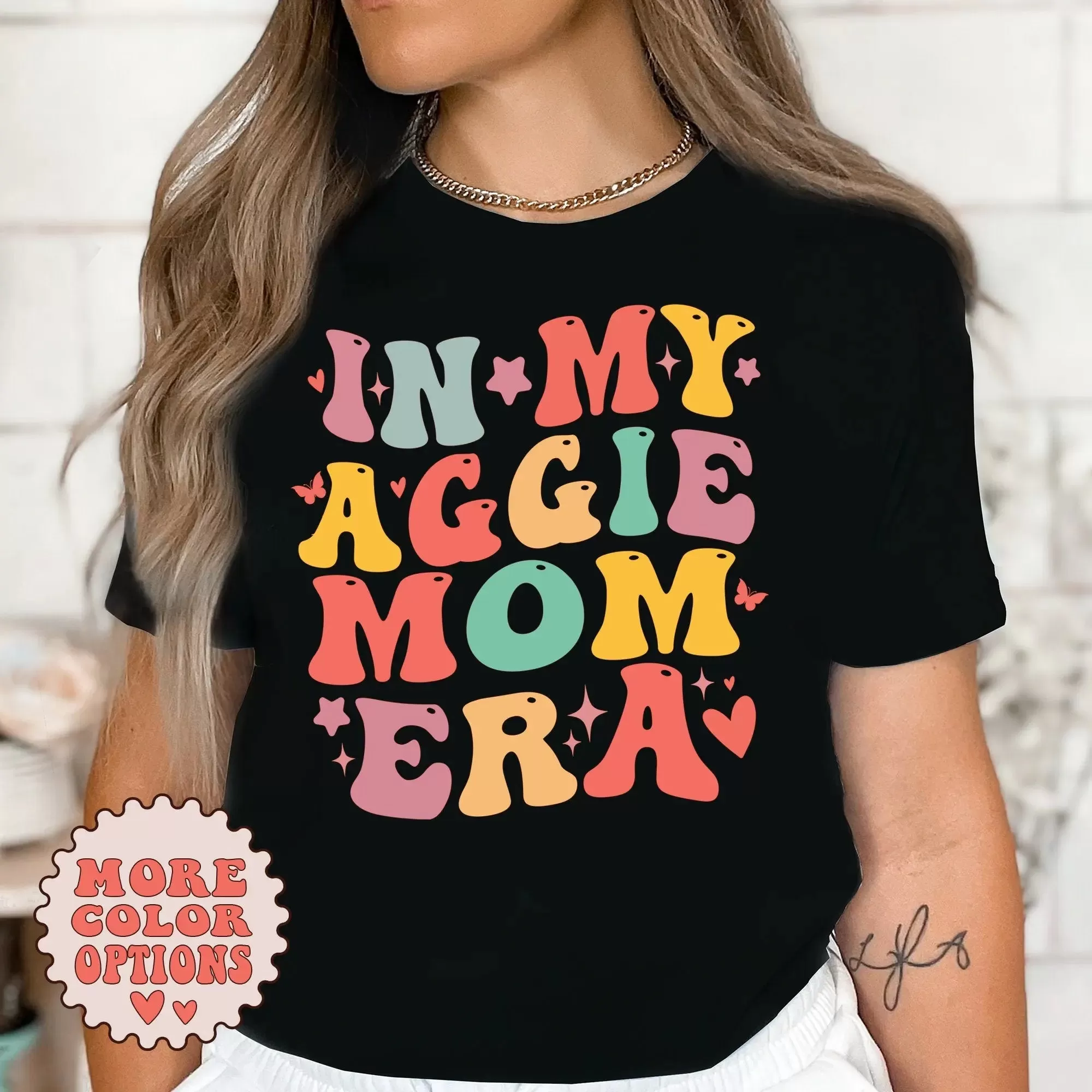 In My Aggie Mom Era Shirt, Aggie Mom Sweater, Aggie Mama Shirt, Aggie Mother Gift, Aggie Tshirt , mothers day shirt