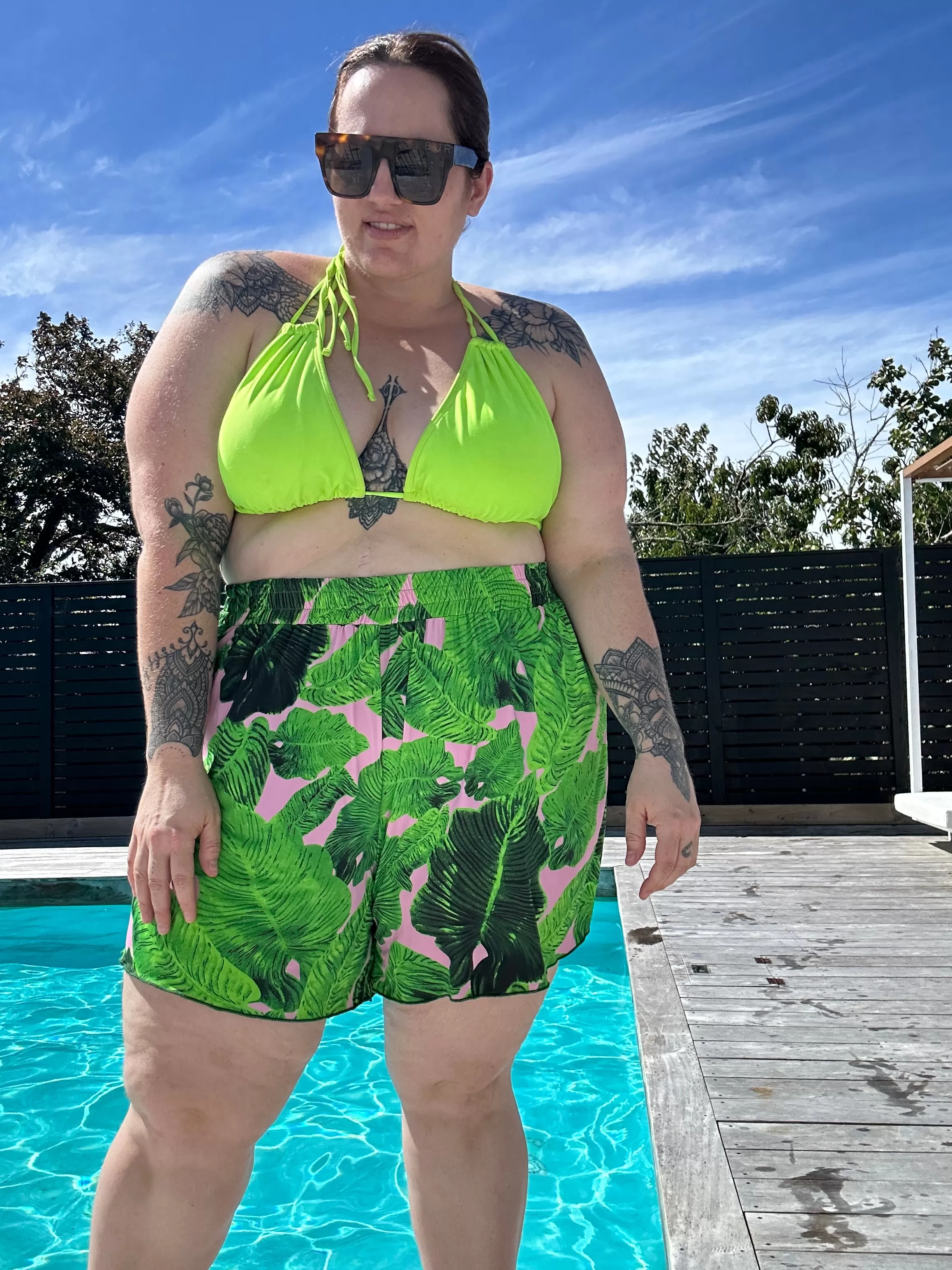 Ivy swim shorts - tropical