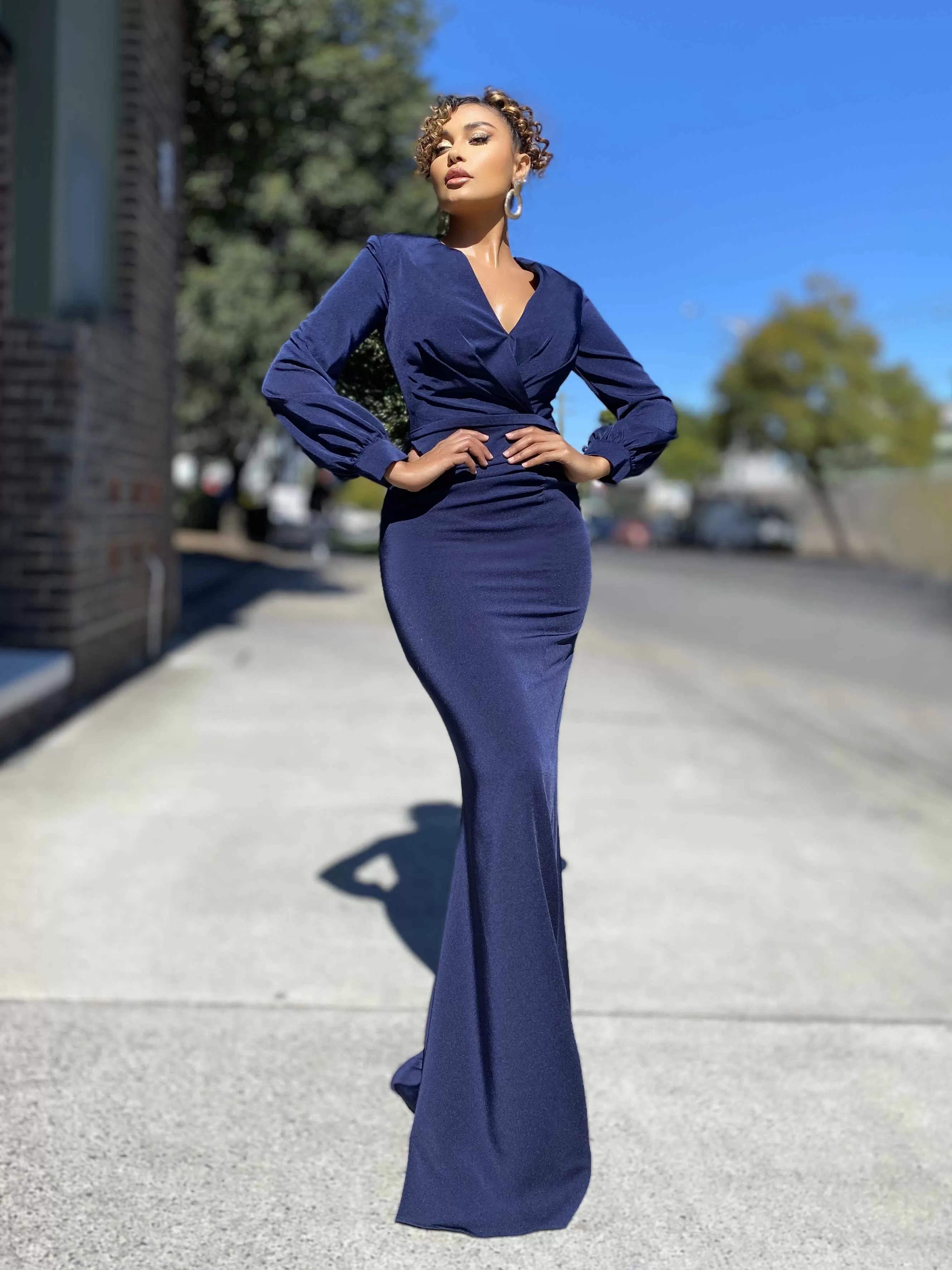 Jadore Evening Australia Navy Fit & Flare JX4 Collection 2020