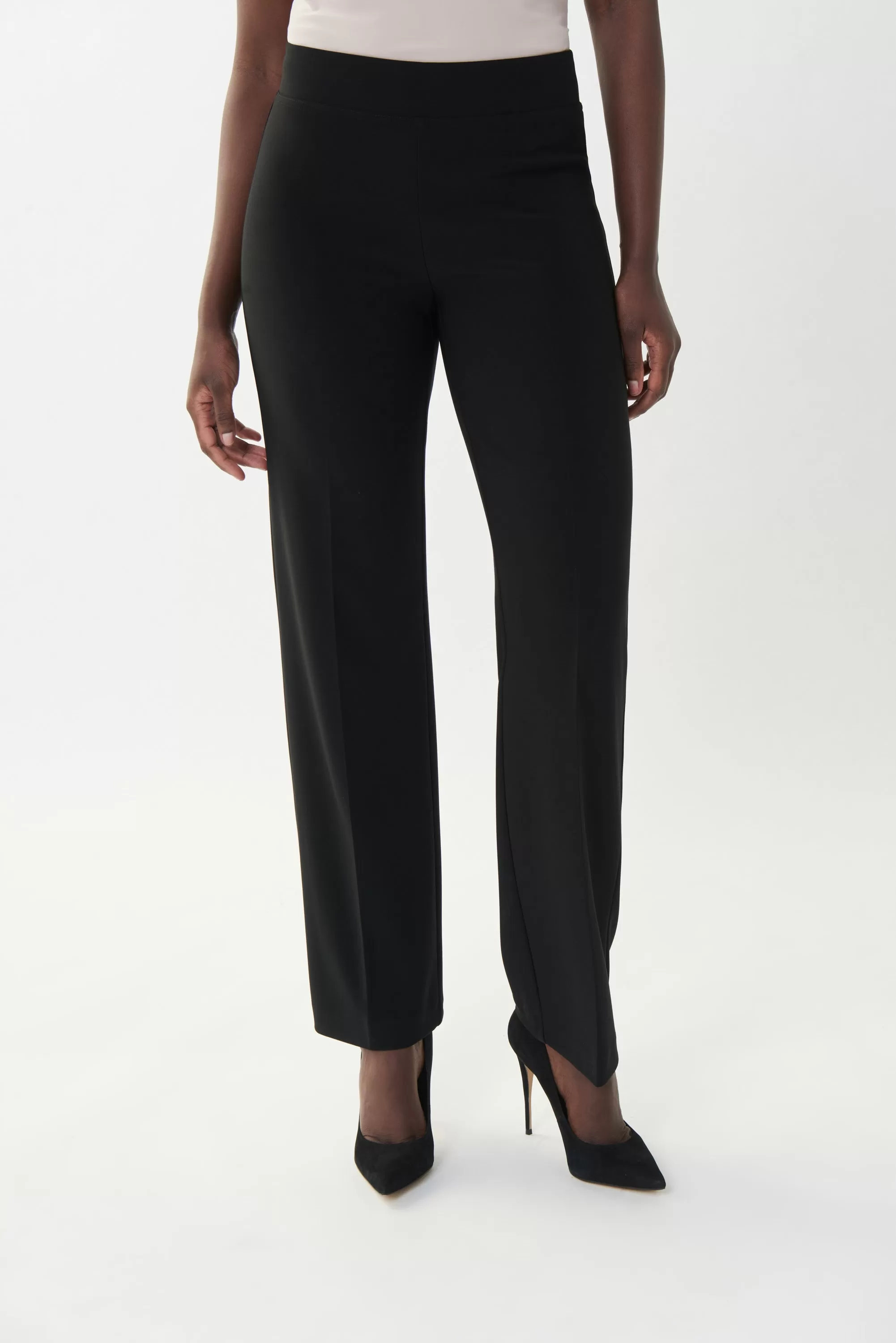 Joseph Ribkoff Essential Classic Wide Leg Pant Black - 153088TT