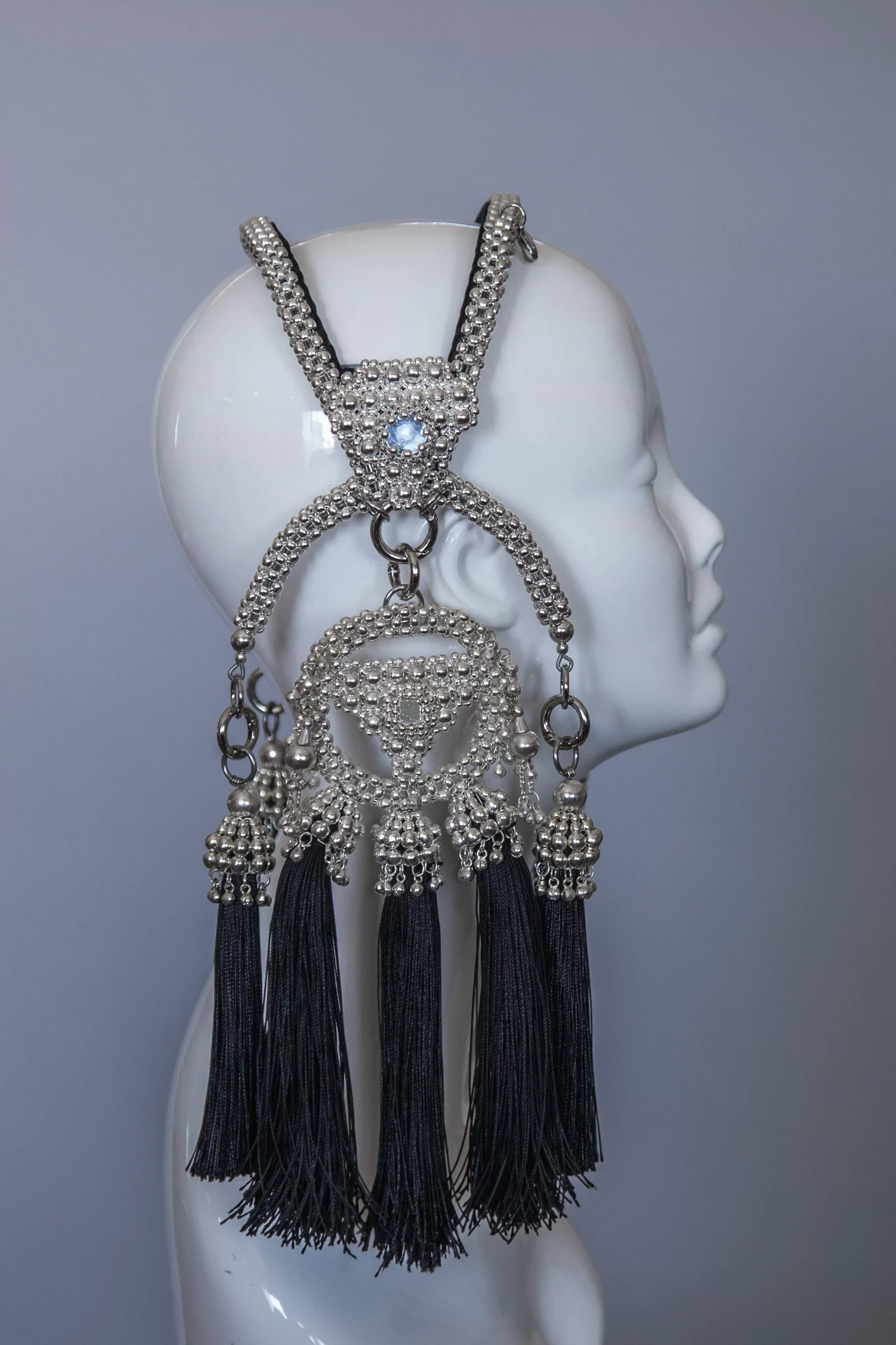 Khutulun Modular Headpiece System in Silver