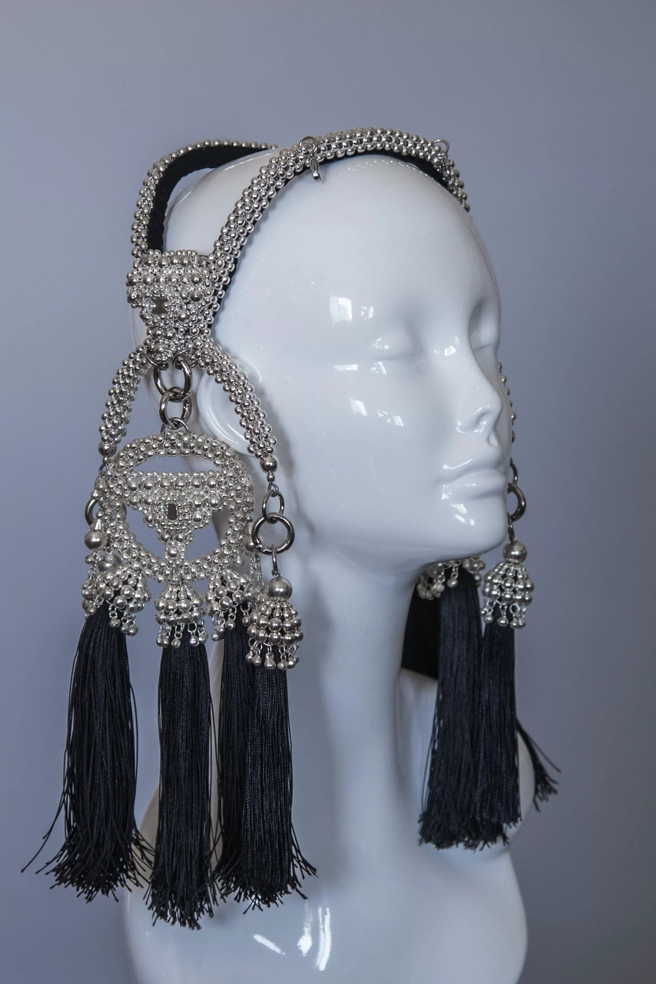 Khutulun Modular Headpiece System in Silver