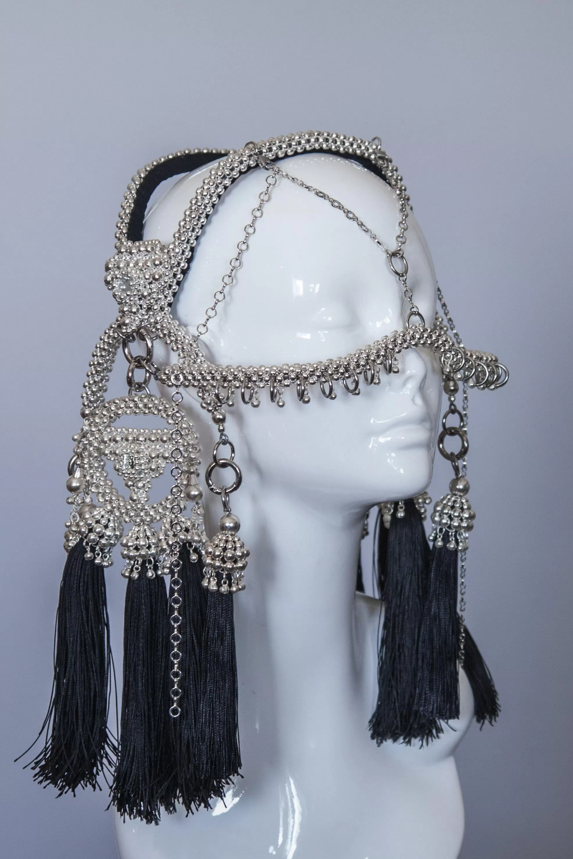 Khutulun Modular Headpiece System in Silver