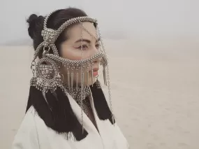 Khutulun Modular Headpiece System in Silver