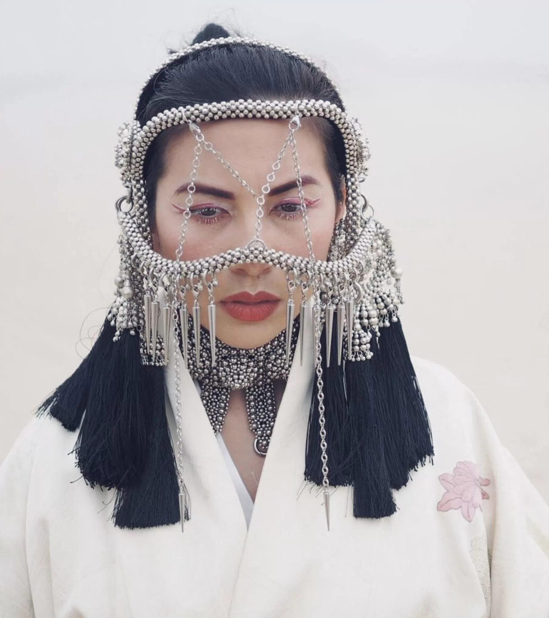 Khutulun Modular Headpiece System in Silver