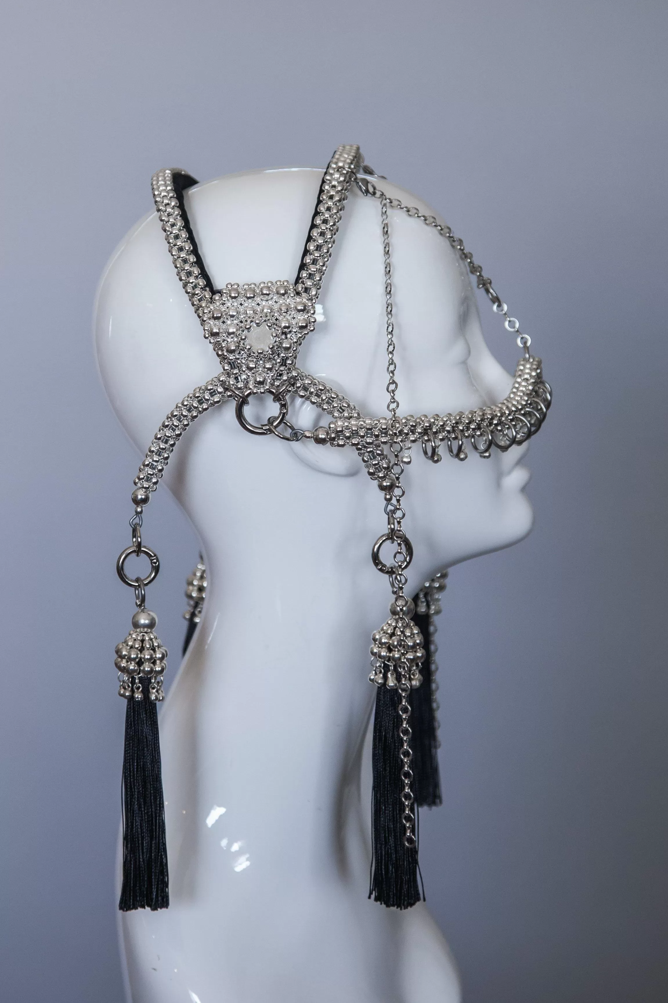 Khutulun Modular Headpiece System in Silver