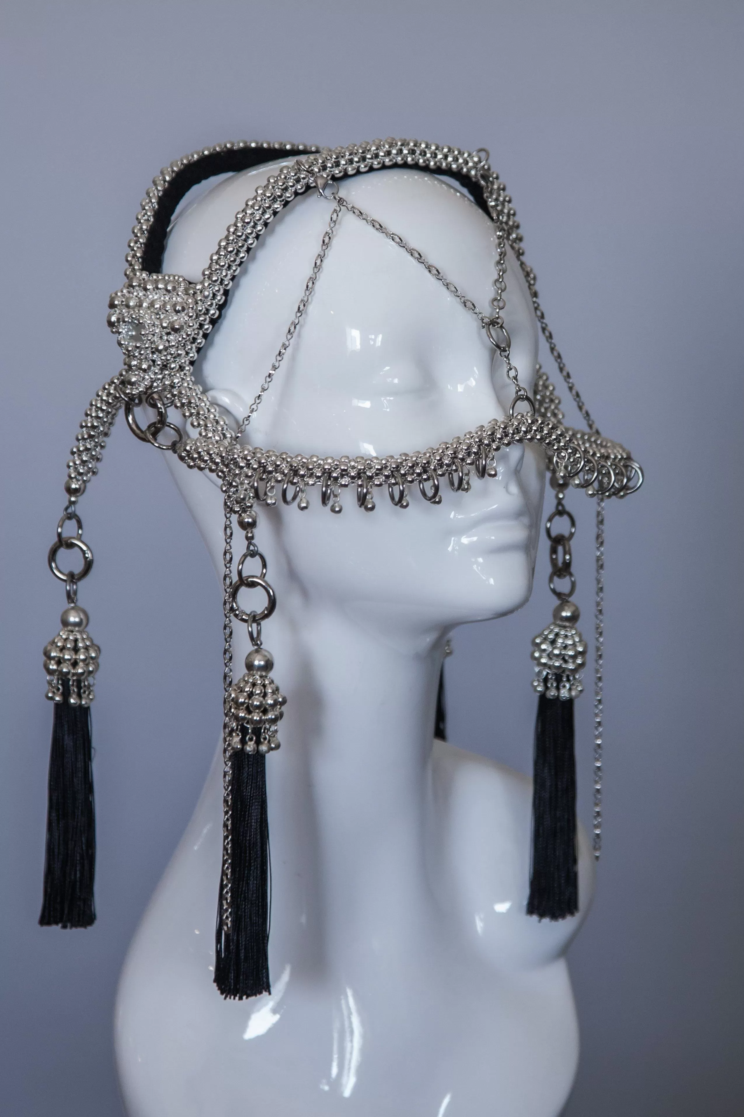 Khutulun Modular Headpiece System in Silver