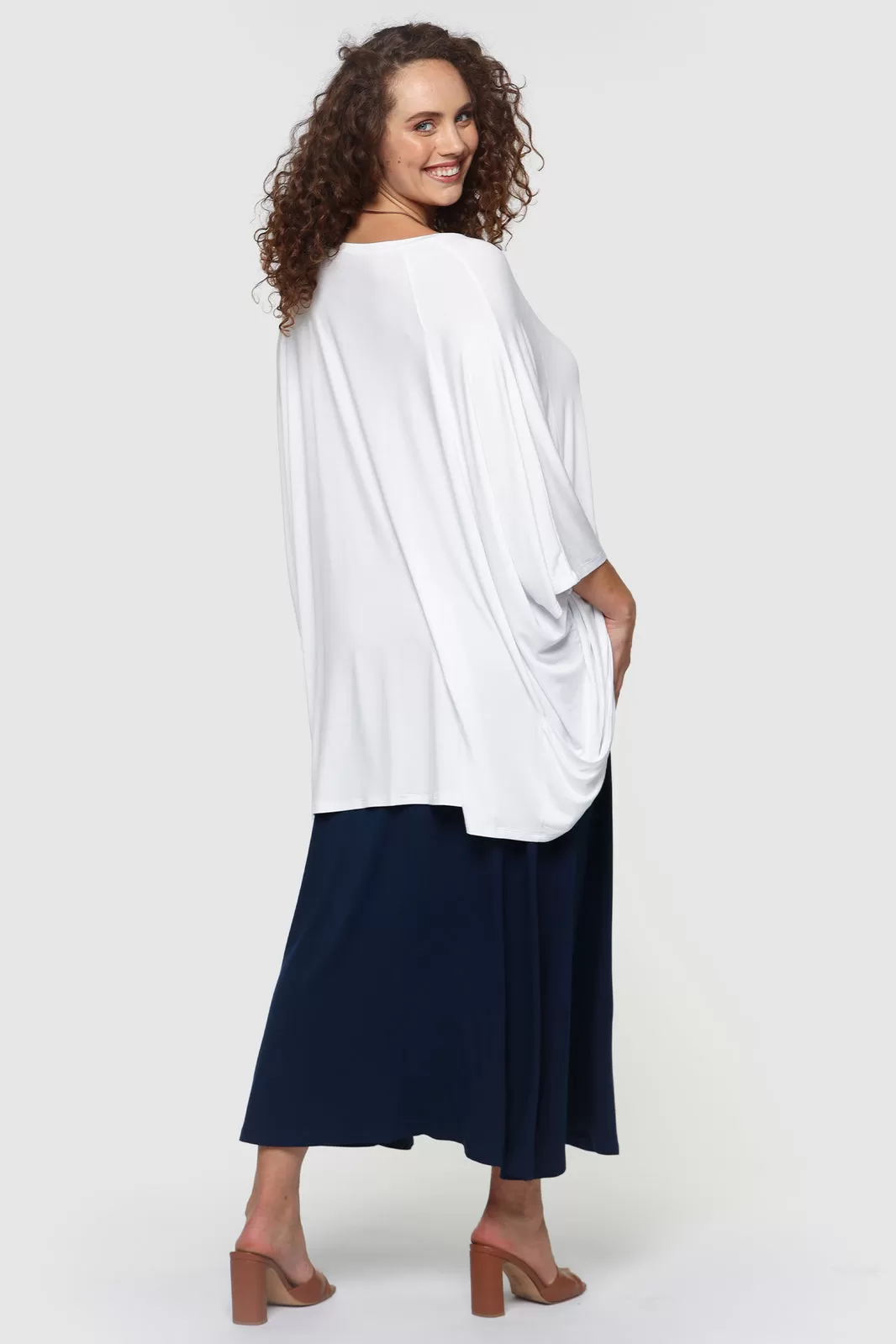 Lana Long Skirt - Navy