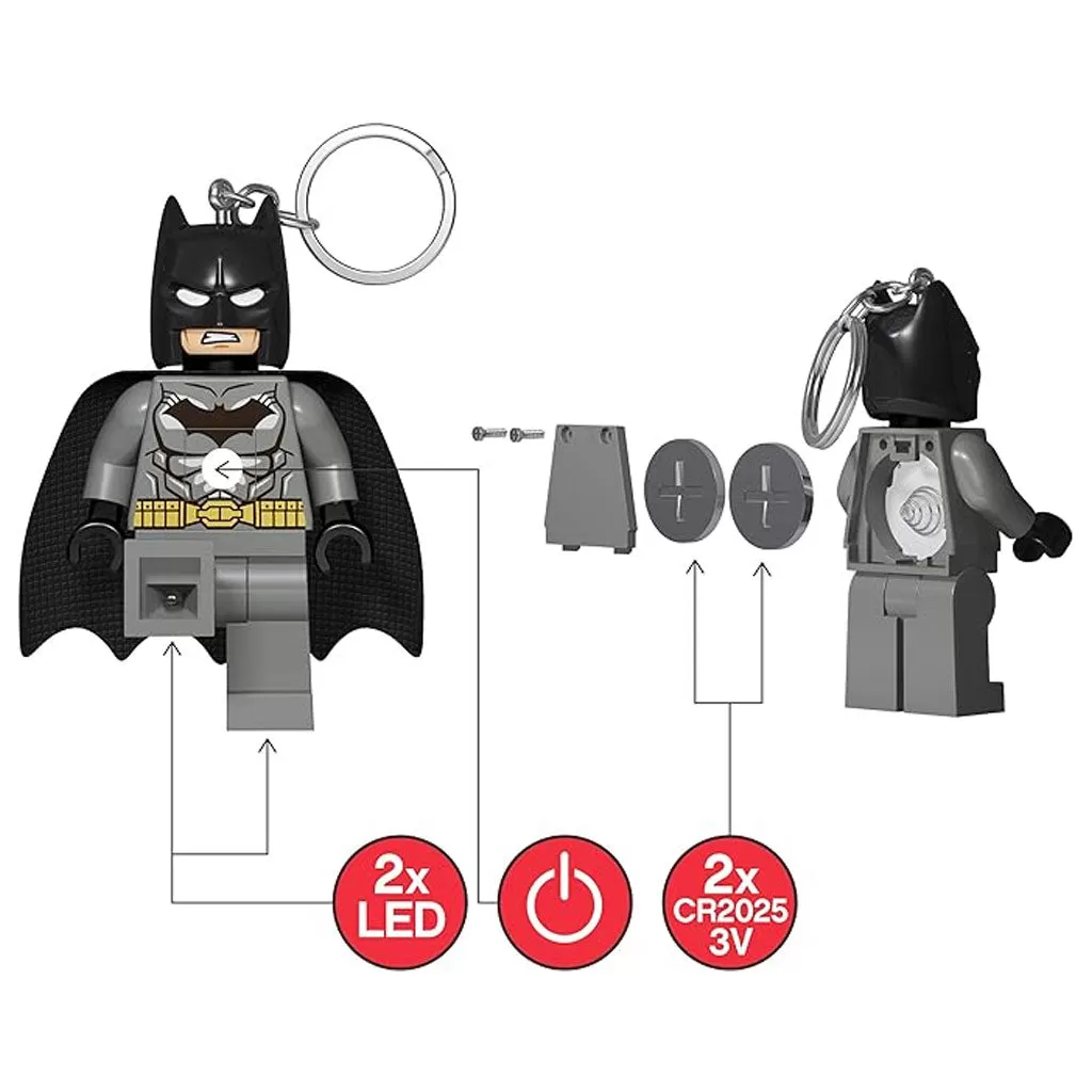 LEGO DC Comics Superheroes Keychain with LED Lite