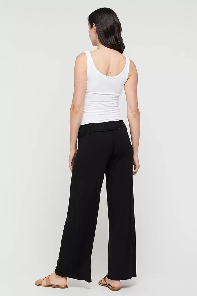 Luxe Wide Leg Pants - Black