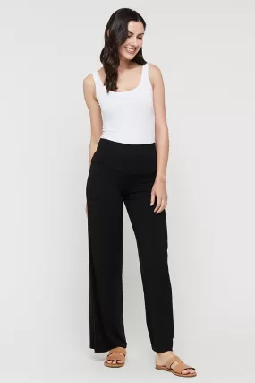 Luxe Wide Leg Pants - Black