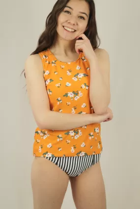 Mango Floral Sport Tankini Top