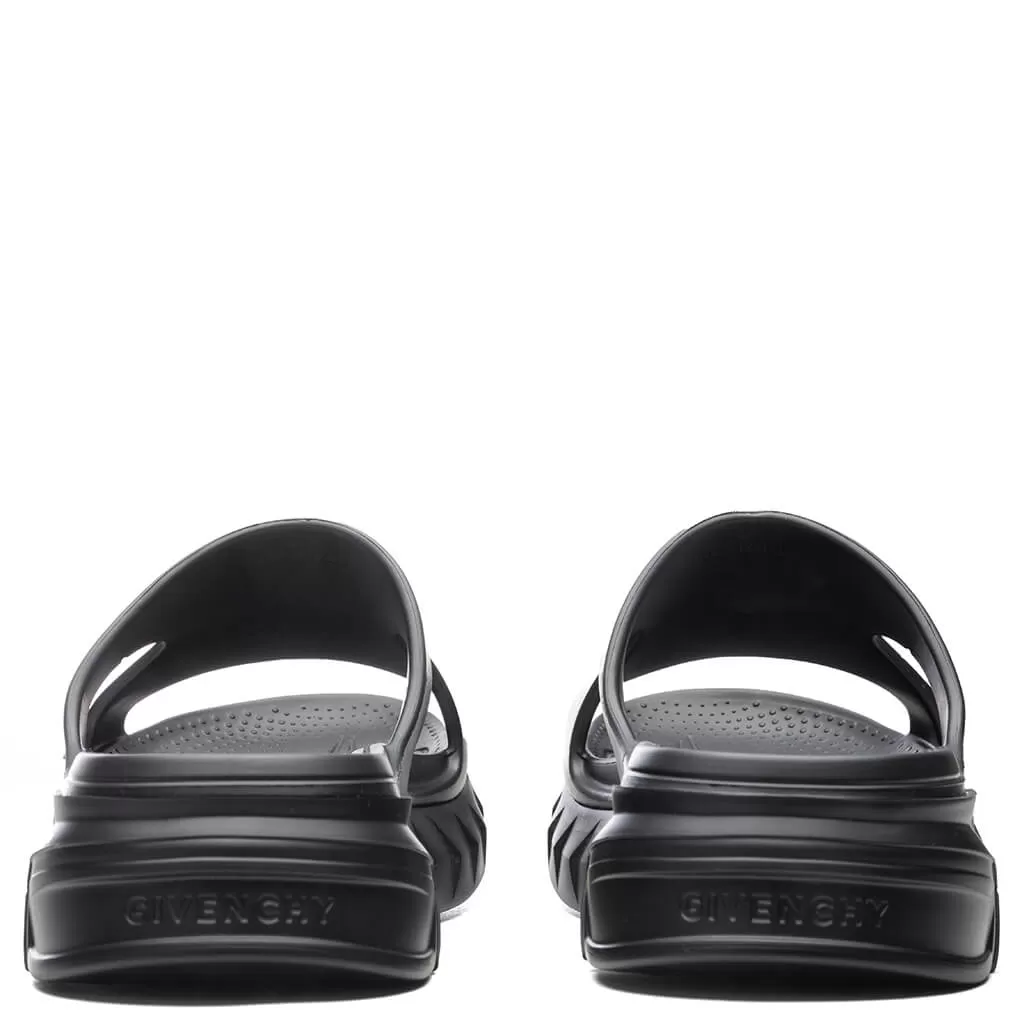 Marshmallow Slider Sandal - Black