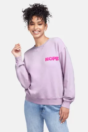 Nope Cody Sweatshirt | Purple Heather