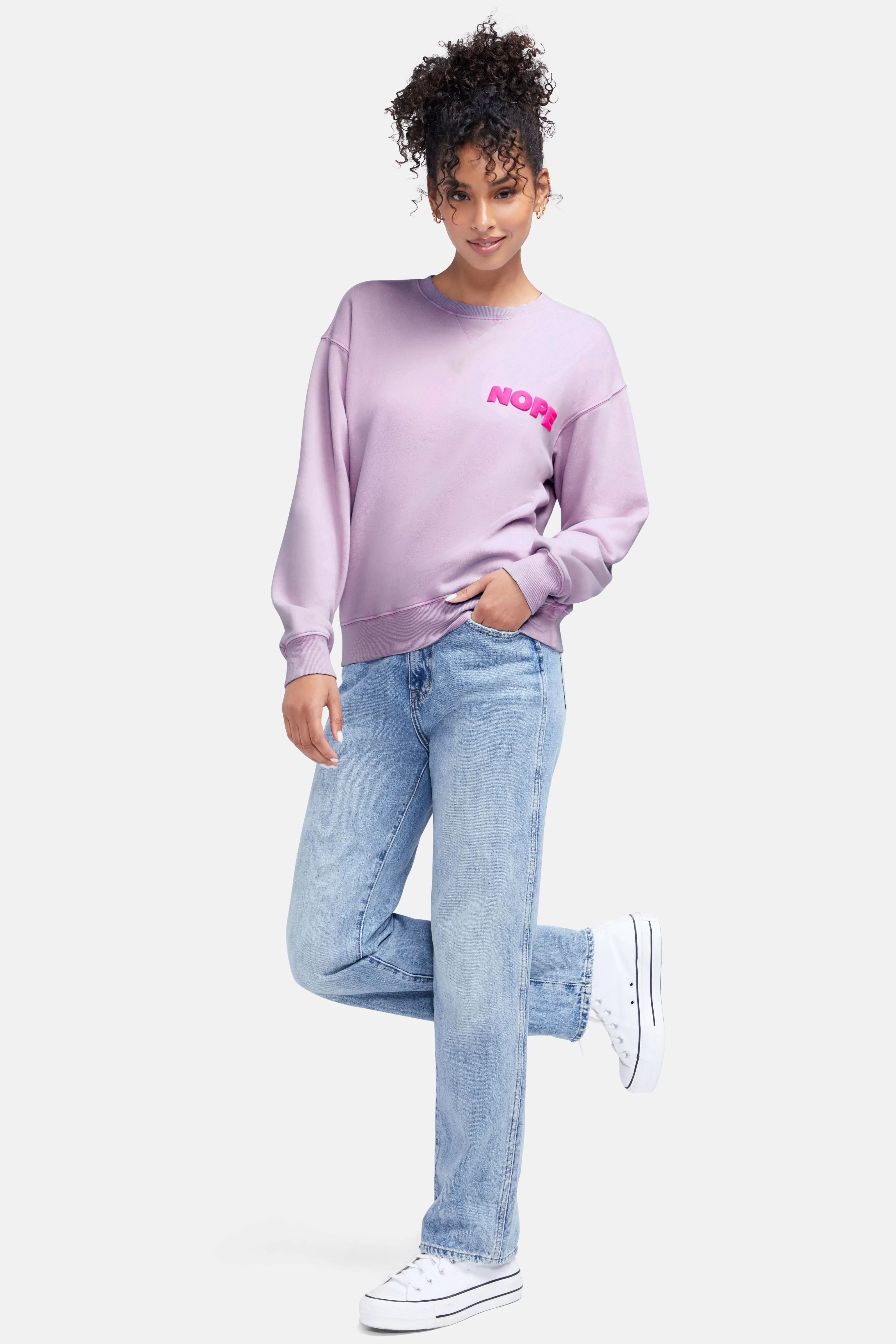 Nope Cody Sweatshirt | Purple Heather