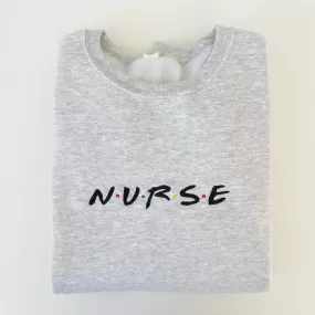 Nurse Embroidered Sweatshirts