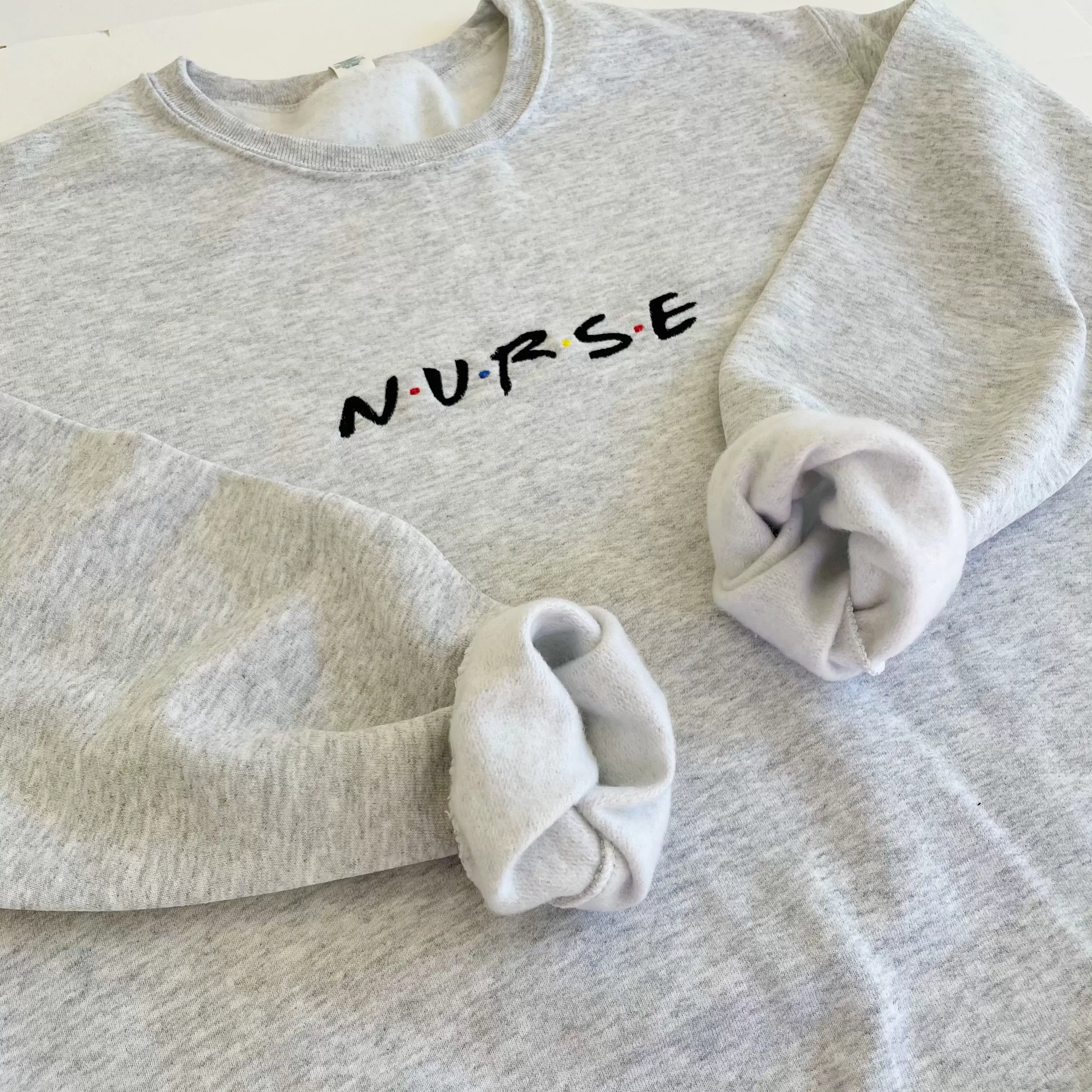 Nurse Embroidered Sweatshirts