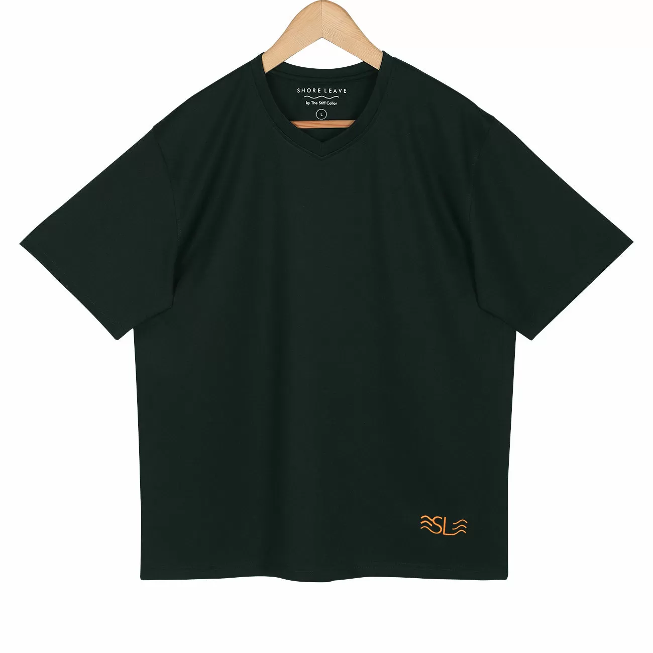 Olive Green Premium Imported V Neck T-shirt