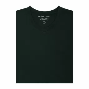 Olive Green Premium Imported V Neck T-shirt