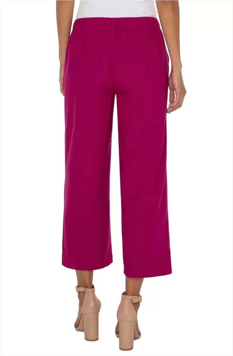 Pull On Trouser in Fuschia