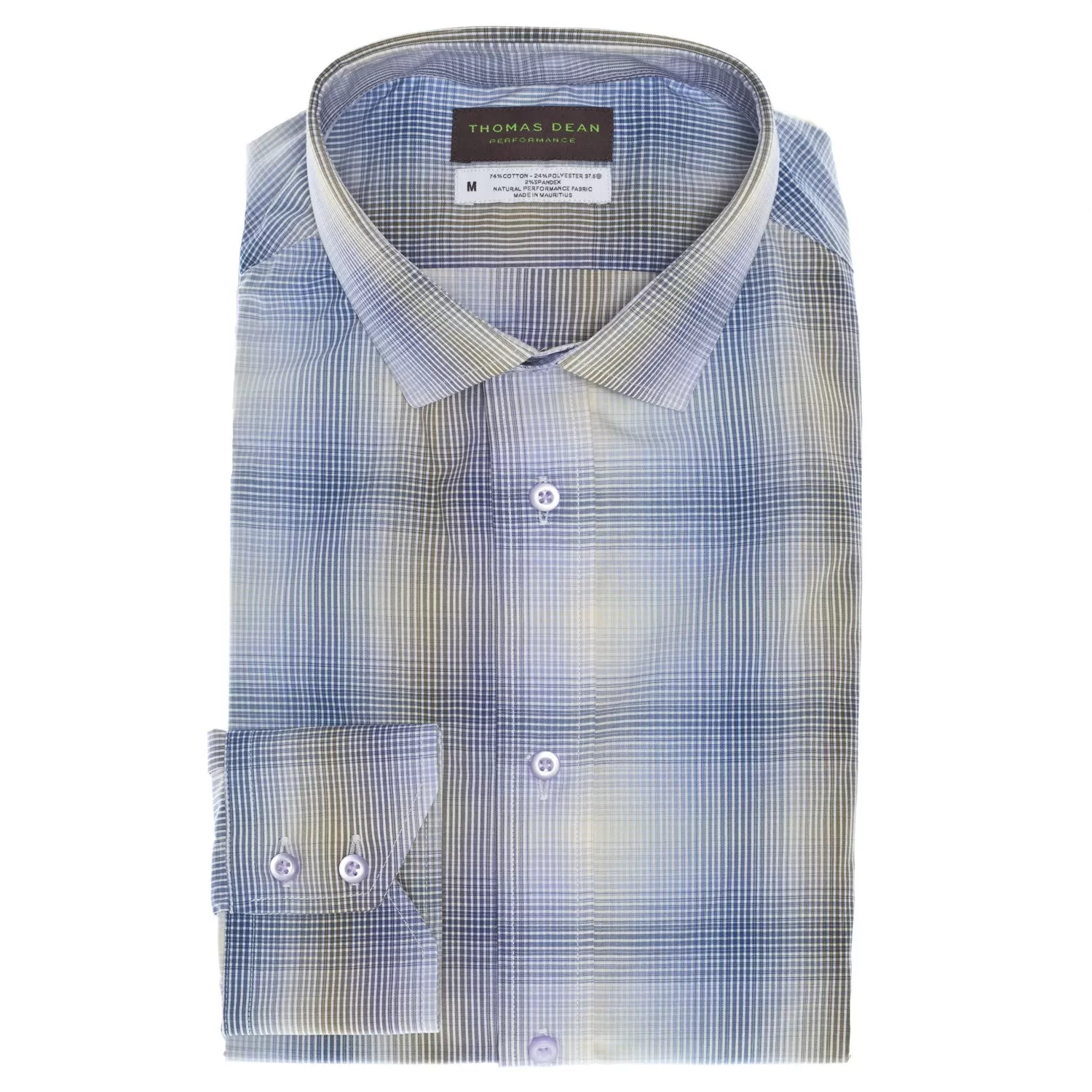 Purple Check Performance Sport Shirt