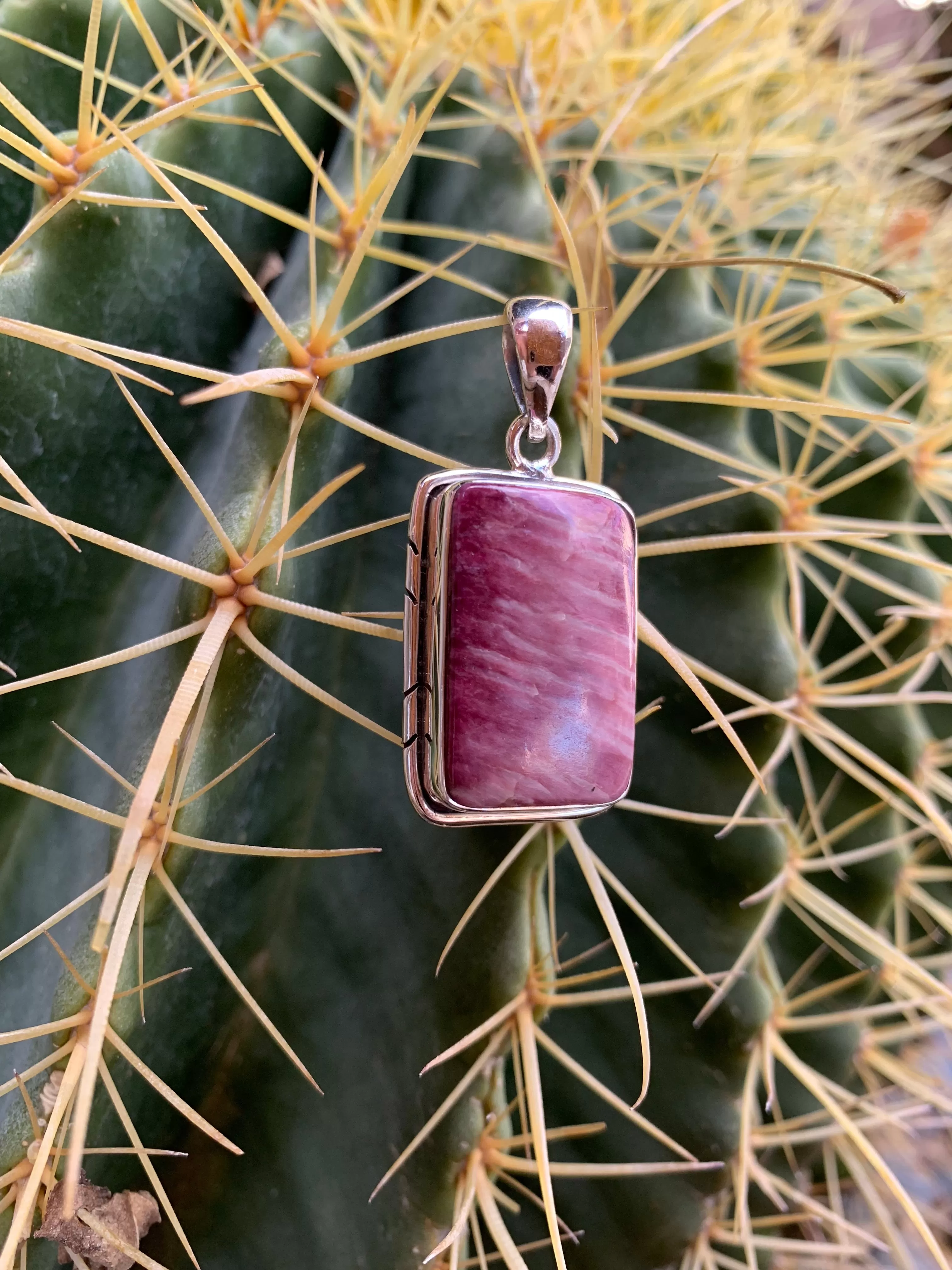 Purple Spiny Oyster Shell pendant