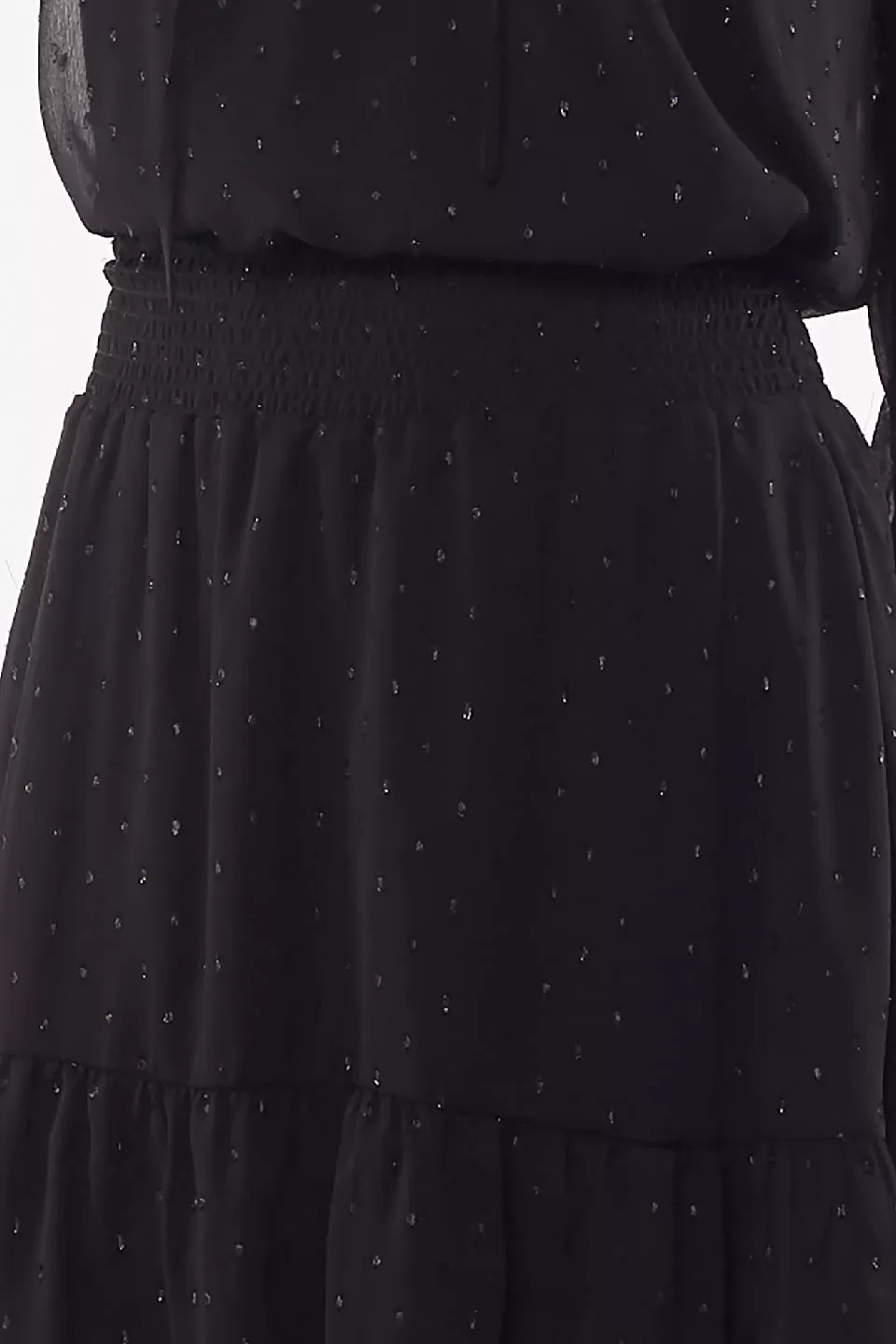 Rhodes Black Tiered Skirt