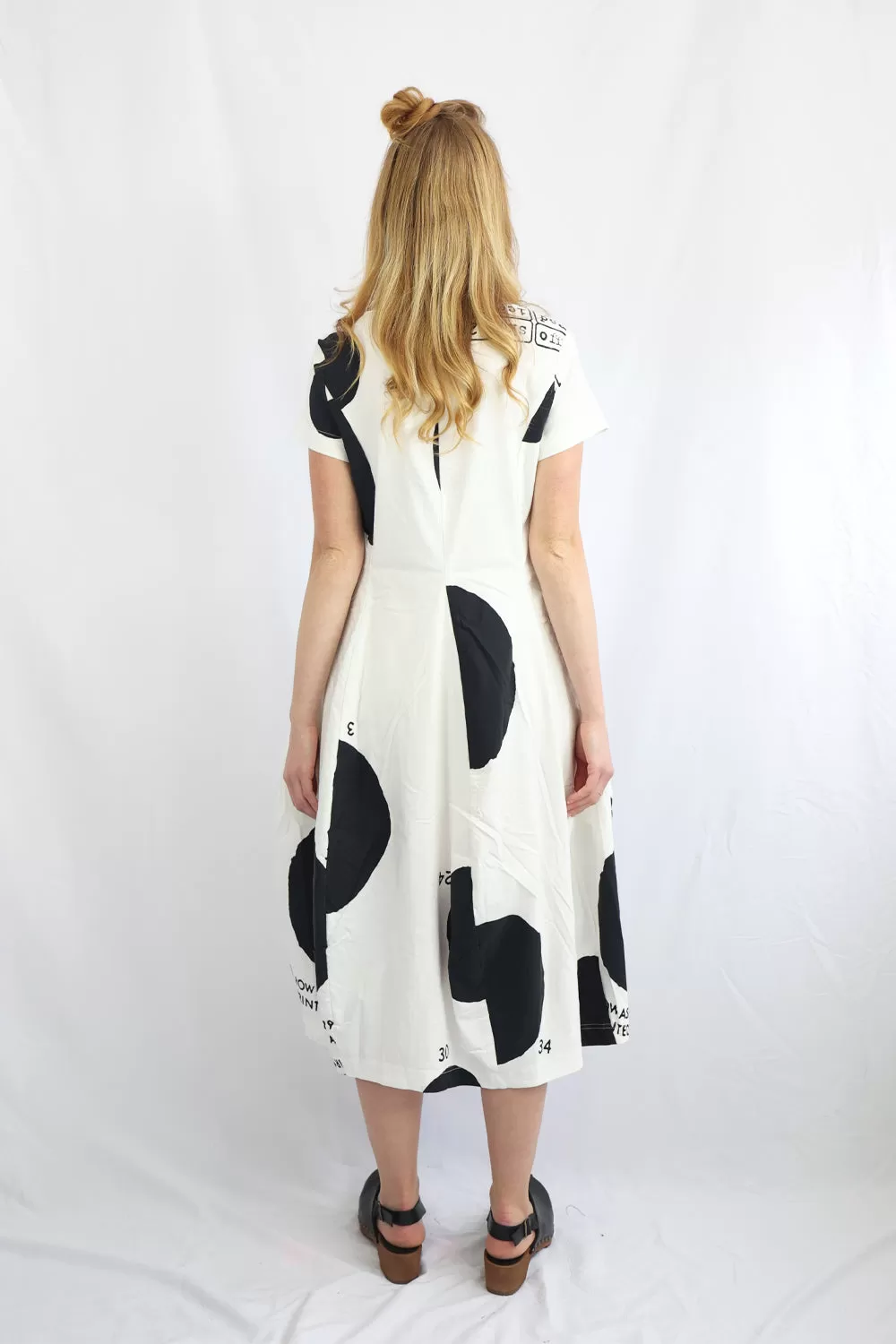 RUNDHOLZ BLACK LABEL PRINTED COCOON DRESS