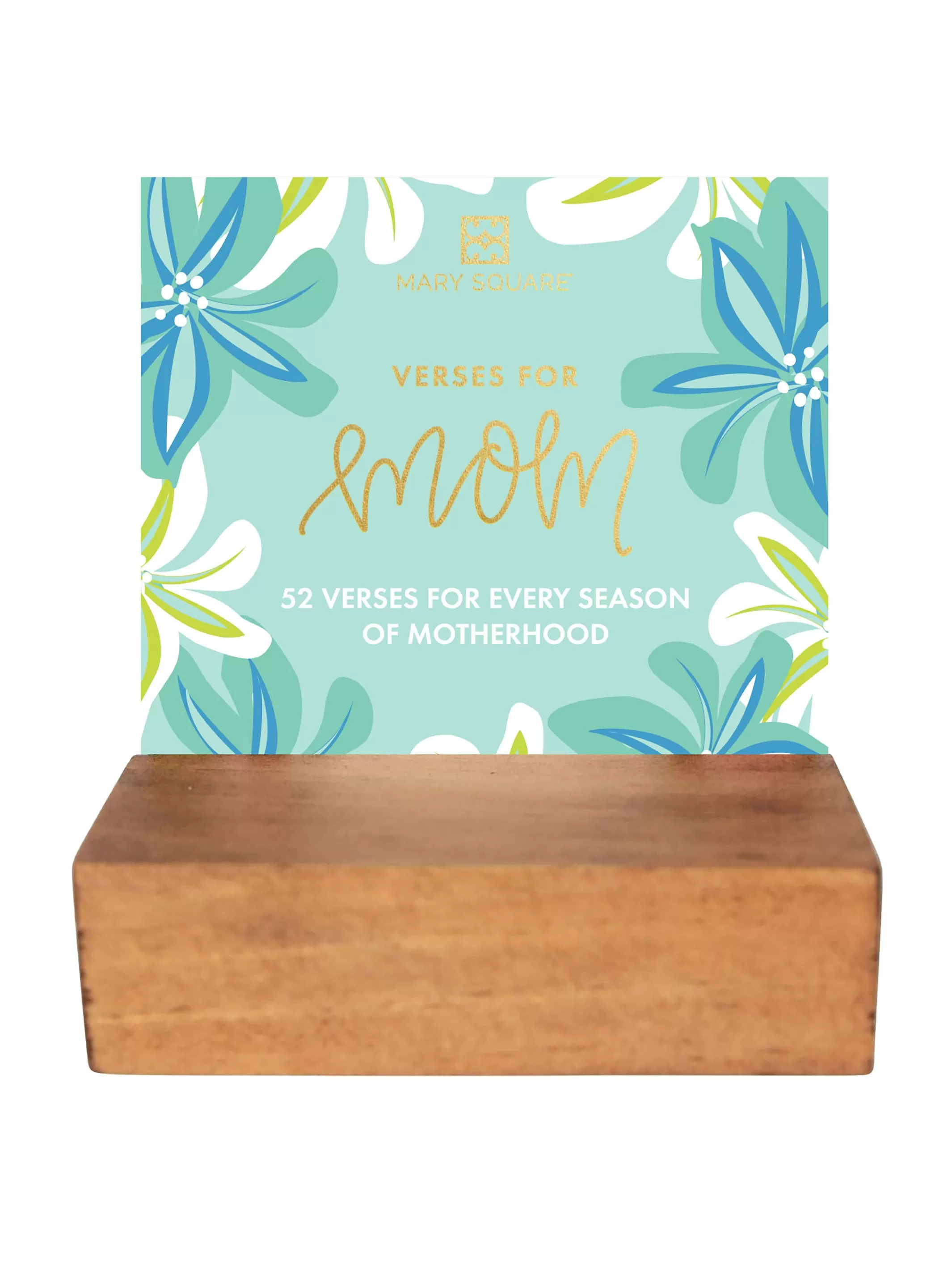 Scripture Block | Verses for Mom - Blue