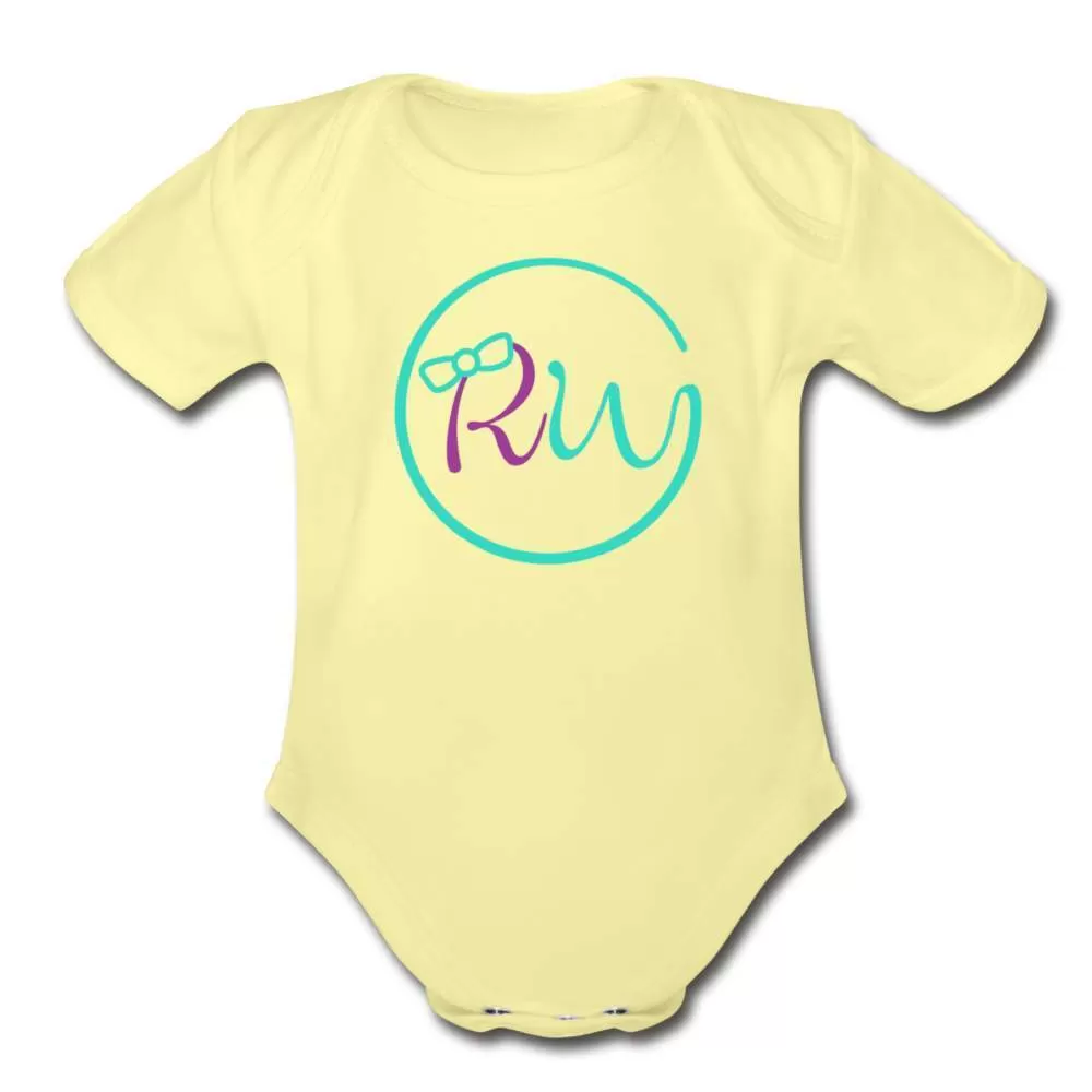 Signature Logo Organic Baby Onesie