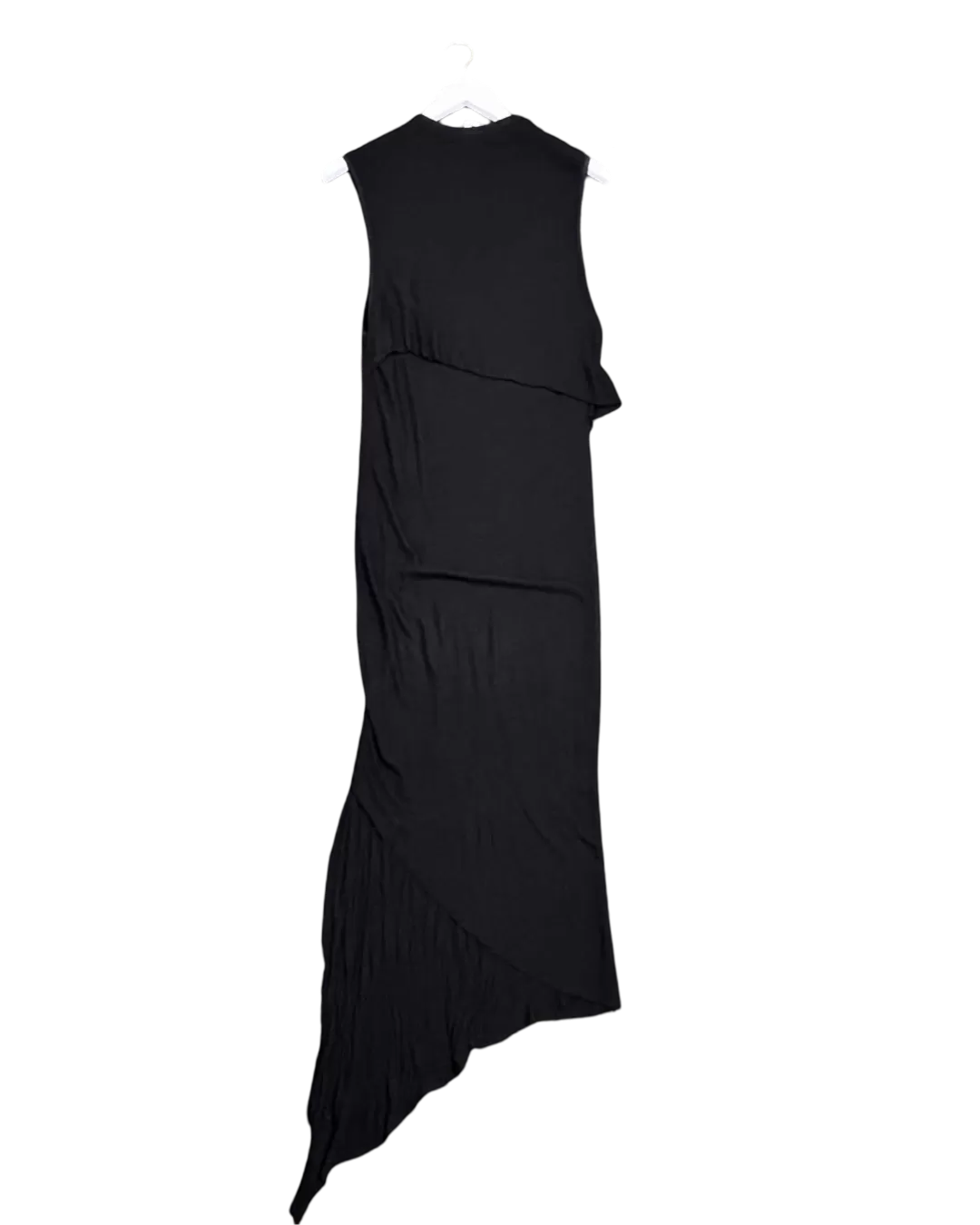 Size S - OAK Black Layered Tank Maxi Dress