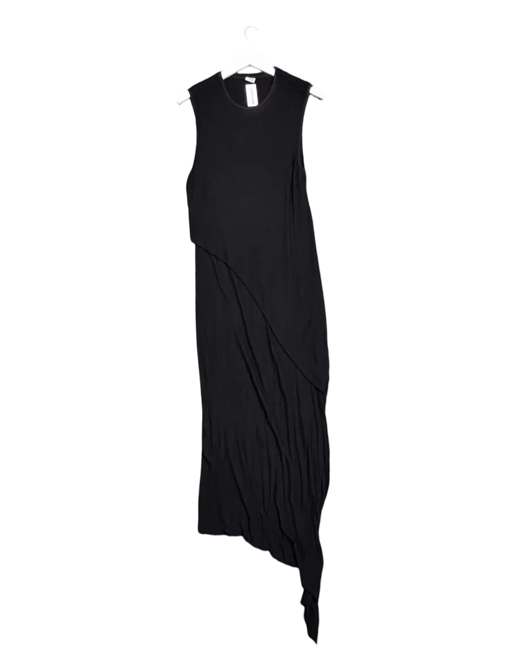 Size S - OAK Black Layered Tank Maxi Dress