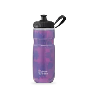 Sports Insulated Water Bottle 24 oz FlyDye Blackberry by Polar Bottle Made in USA