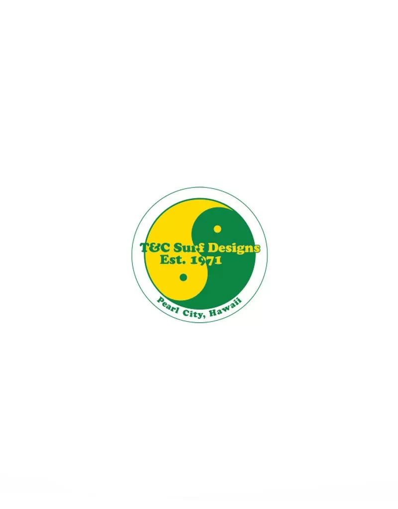 T&C Surf 50 Year Crayola Logo Sticker