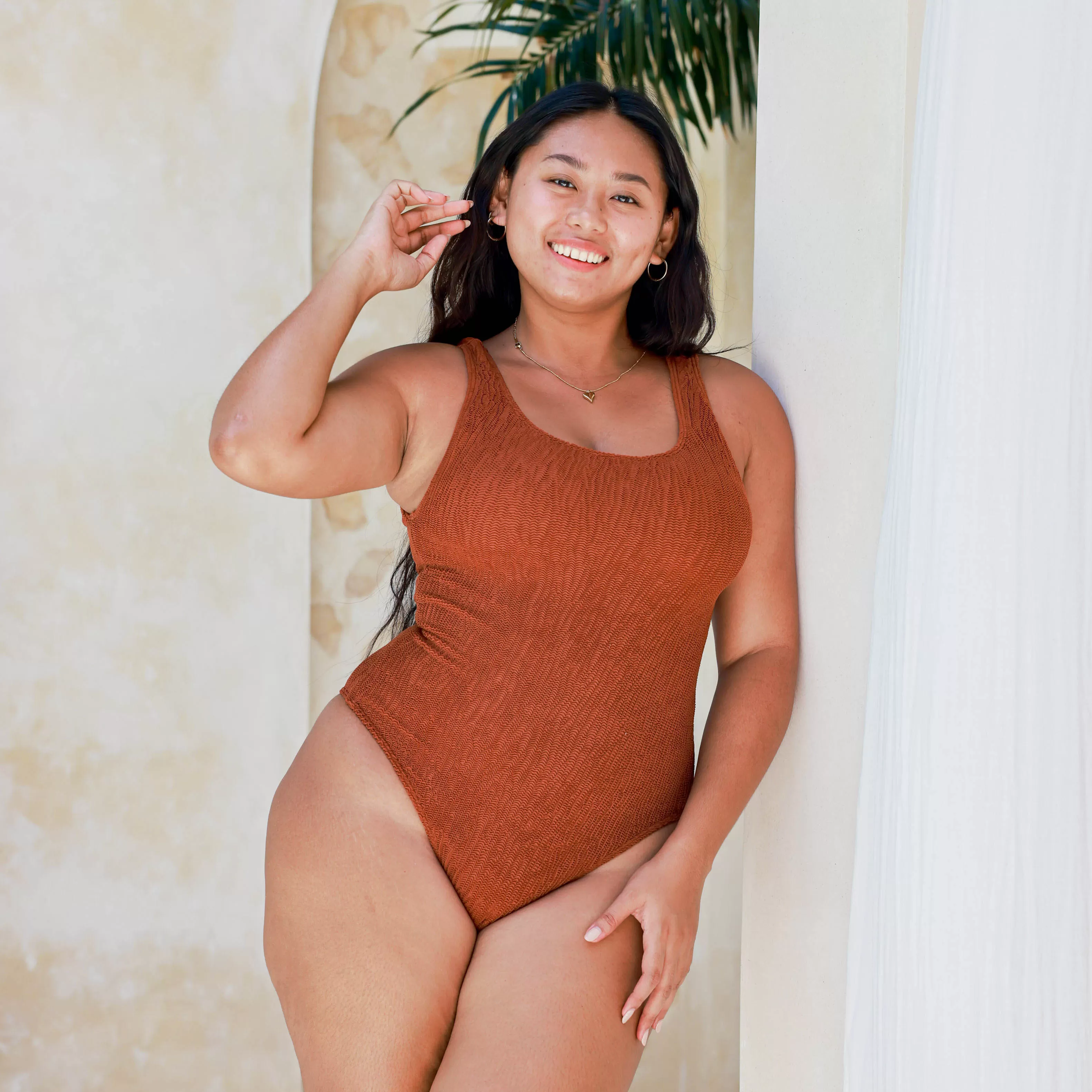 The Papagayo - Luxe Crinkle Stretch One Piece