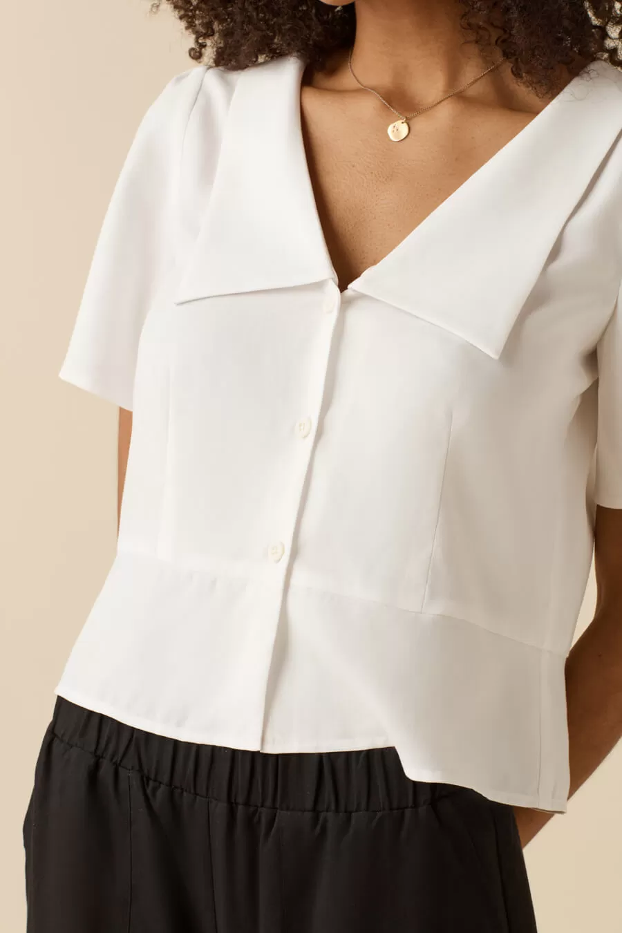 The Removable Collar Blouse