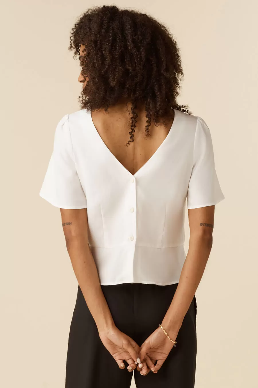 The Removable Collar Blouse