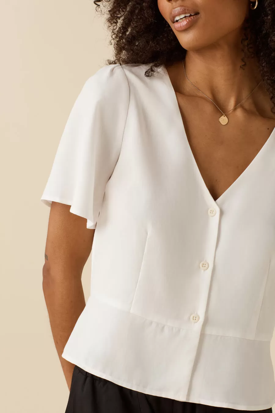 The Removable Collar Blouse