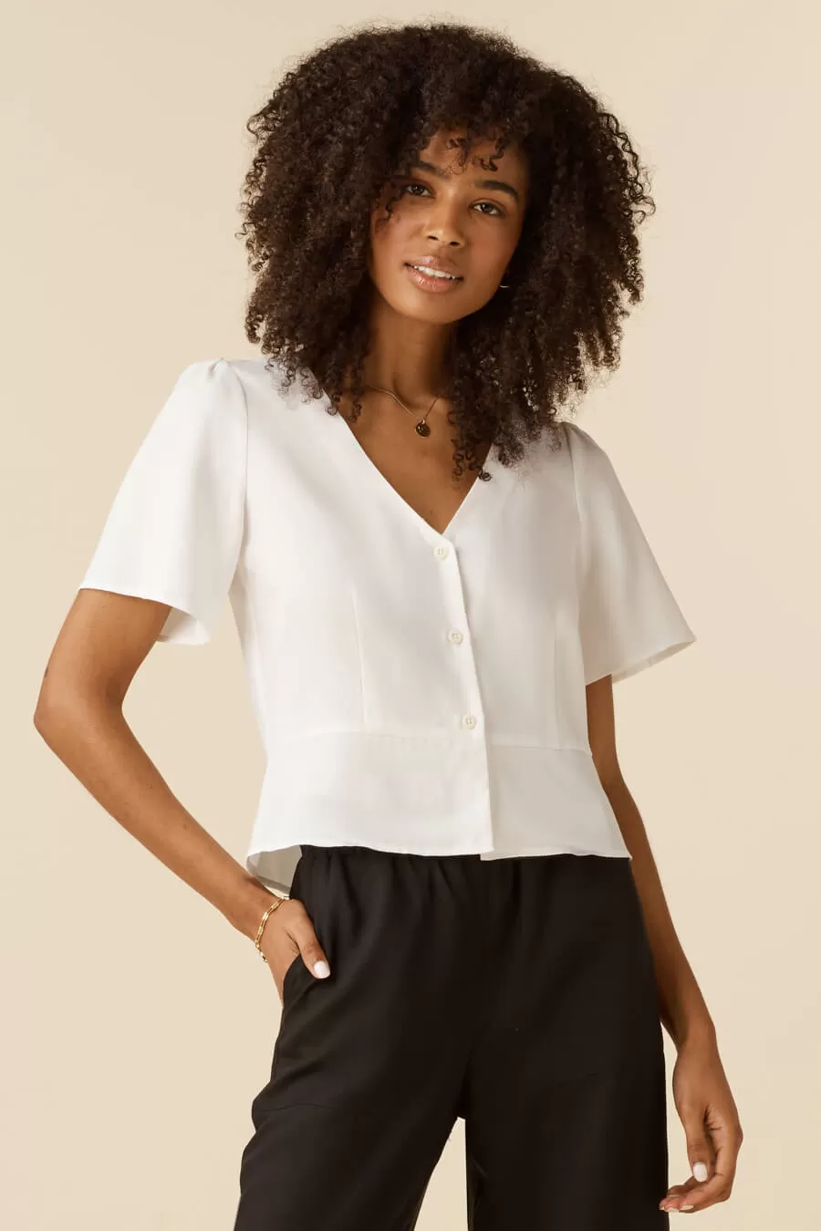 The Removable Collar Blouse