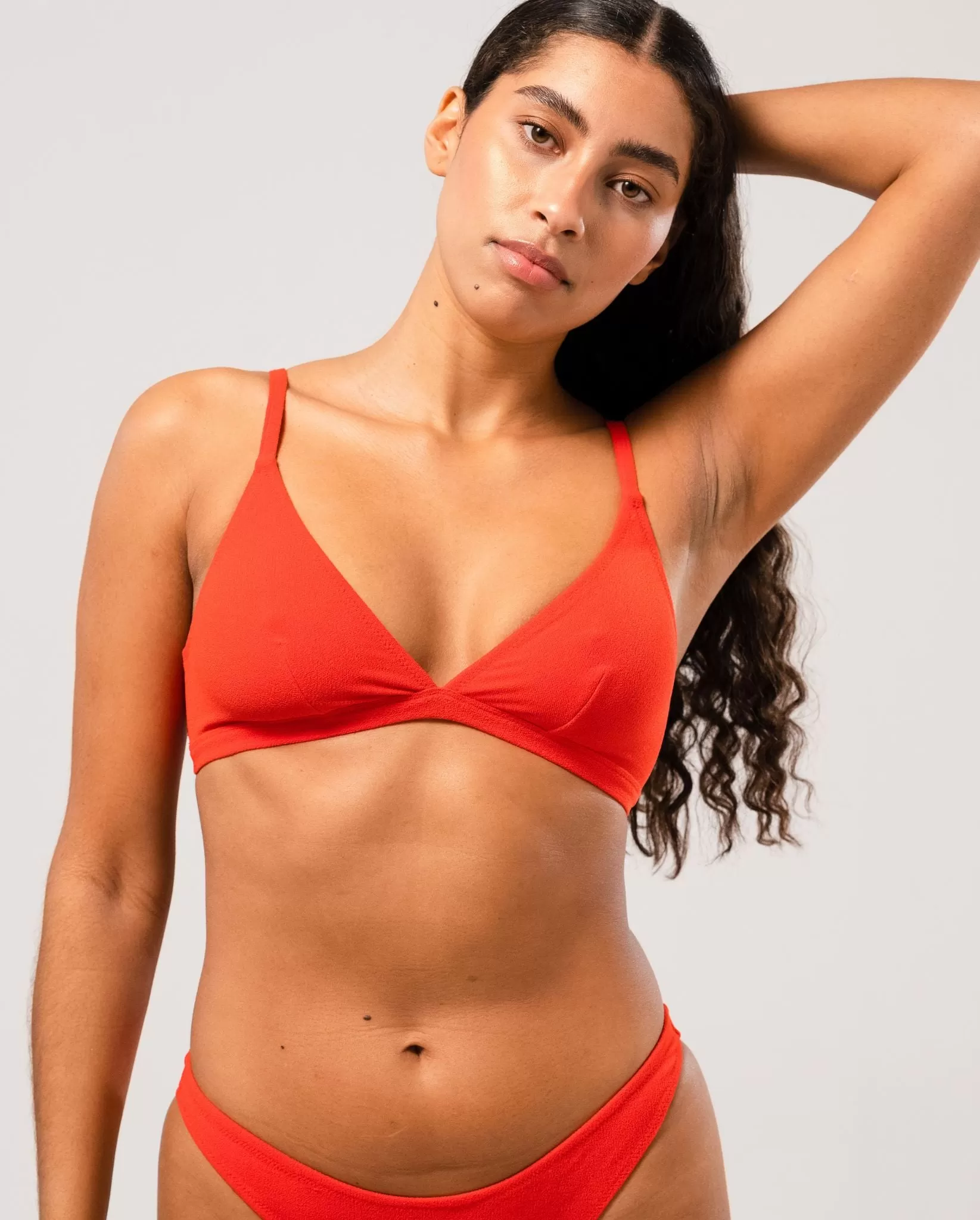 Triangle Bikini Top Papaya